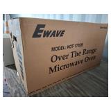 E WAVE OVER THE RANGE MICROWAVE BLACK