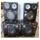 SAMSUNG 6 PC SPEAKER SET LARGEST SPEAKER IS