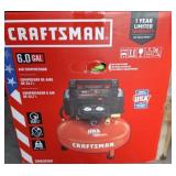 CRAFTSMAN 6 GALLON AIR COMPRESSOR PANCAKE