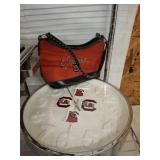 GAMECOCK WALL CLOCK AND PURSE