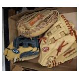 ASSORTED RAWLING BALL GLOVES