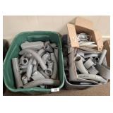 2 TOTES OF ASSORTED CONDUIT FITTINGS