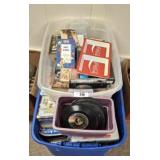 GROUP OF BOOKS, CDS, MISC 45S