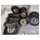 ASSORTED AUTO MOBILE TIRES AND RIMS