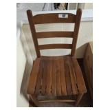 LADDER BACK SLAT BOTTOM CHAIR