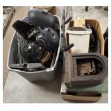 GROUP- BASEBALL, WELDING HELMETS, ICE CREAM