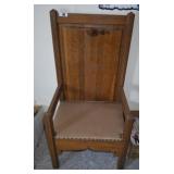 DEACONS OVERSIZED CHAIR UPHOLSTERED SEAT
