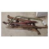 SINGLE TREE, HAMES, SAW