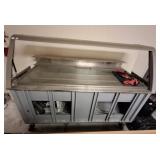 STAINLESS COOL BAR WITH SNEEZE GUARD LID