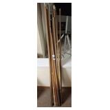 GROUP OF VINTAGE POOLSTICKS