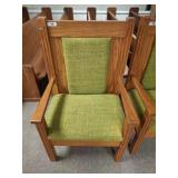 DEACONS OVERSIZED CHAIR UPHOLSTERED SEAT