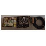 GROUP OF HARDWARE, FITTINGS, HOSE, MISC