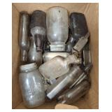 VINTAGE JARS AND BOTTLES