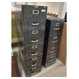 5 DRAWER AND 4 DRAWER FILING CABINETS