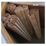 ASSORTED BAMBOO CURTAINS LARGEST IS 36