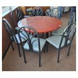 ROUND DINING TABLE A 7 CHAIRS 48IN