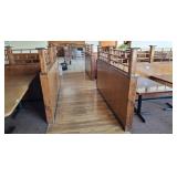 WOOD DINING ROOM PARTITIONS***