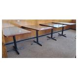 4 DINING TABLES 46X28