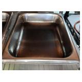 5 STAINLESS HALF PANS 3IN