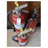 3 PC AMEREX FIRE EXTINGUISHERS