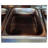 5 STAINLESS HALF PANS 3IN