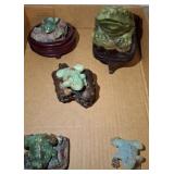 FROG Dï¿½COR, AGATE AND JADE STYLE