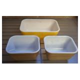 PRYREX FRIDGE DISHES