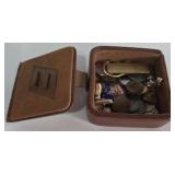 FOREIGN COINS, CUFF LINKS, TIE TACKS SOME GOLD