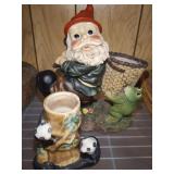 GARDEN GNOME, PANDA VASE