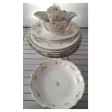 LIMOGES DISHES AND ASSORTED