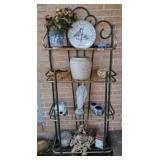 BAKERS RACK AND CONTENTS