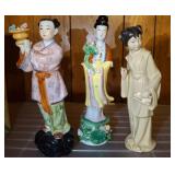 PORCELAIN ORIENTAL FIGURINES