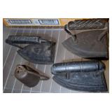 3 PC SAD IRONS WITH PEA WEIGHT