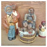 PECAN RESIN FIGURINES
