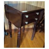 FEDERAL STYLE 2-DRAWER STAND 18X18X28