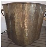 ANTIQUE BRASS BUCKET 10X12