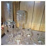 CRYSTAL CANDLABRA PARTS
