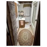 CONTENTS OF BATHROOM, LINENS, MISC