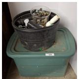 MISC PLUMBING SUPPLIES, RAIN BIRD SPRINKLERS,