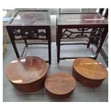 OREINTAL STANDS AND NESTING BOXES