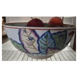 ORIENTAL CENTER BOWL, FAUX FRUIT