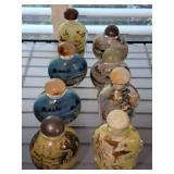 REVERSE PAINTED SNUFF BOTTLES