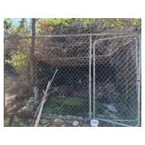 DOG KENNEL AND CONTENTS