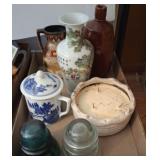 INSULATORS, VASES, MISC