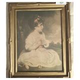 VICTORIAN FRAMED PRINT