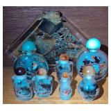 REVERSE PAINTED SNUFF BOTTLES