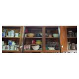 MISC DISHES AND GLASSES IN KITCHEN