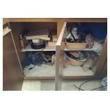 CONTENTS OF 3 DRAWERS AND CABINETS