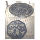 MOTTAHEDEH TRIVET, BLUE AND WHITE BOWL