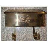 VINTAGE STYLE BRASS LETTER BOX